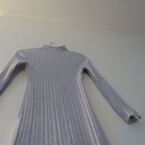 ANTHROPOLOGIE DAILY PRACTICE Textured Column Sweater Dress in Heathered Gray XXS - Picture 13 of 16